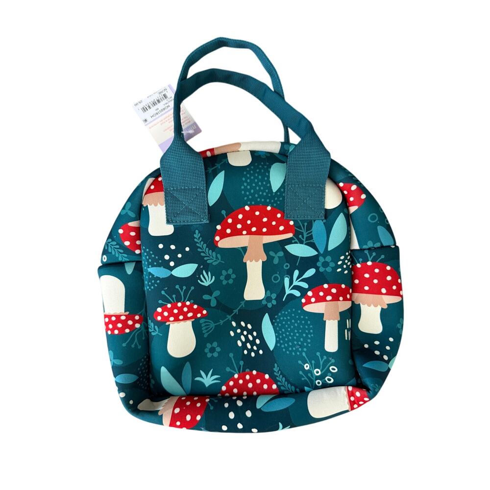 Mine MyTagalongs Mushroom Lunch Tote Insulated Neoprene Bag NWT